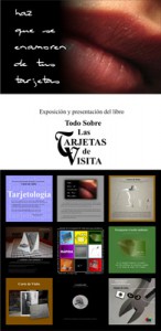 Eduardo Pérez García. "Todo Sobre las TARJETAS de VISITA", exposición y presentación del libro