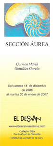 "SECCIÓN ÁUREA", Carmen Mª González García